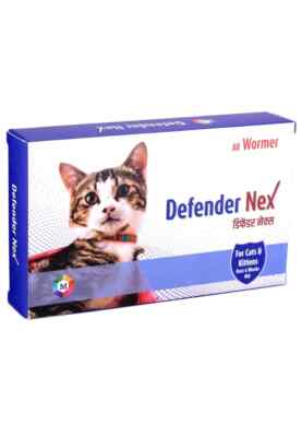Medfly Defender Nex Pro Natural Dewormer for cat of All Life Stages 10 Tablets