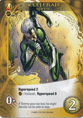 SPEED Upper Deck Marvel Legendary REVELATIONS ACCELERATE
