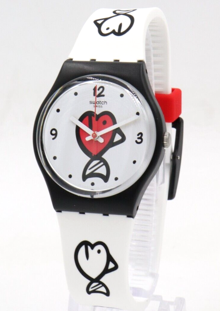 アナログ腕時計 SWATCH I LOVE YOUR FOLK FISHY FISHY Public Urethane Watch GB New Swiss Swatch I LOVE YOUR FOLK FISHY FISHY Silicone Watch