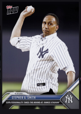 2023 TOPPS NOW 9/21-Throws First Pitch -STEPHEN A SMITH(Topps Bunt Digital card