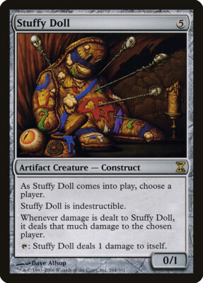 Stuffy Doll Time Spiral PLD Artifact Rare MAGIC THE GATHERING CARD ABUGames