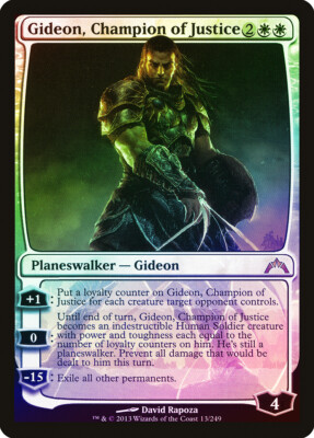 MTG foil ギデオンの誓い Foil】《誓いを立てた者、ギデオン/Gideon, the Oathsworn》[WAR