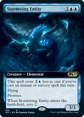Stormwing Entity (Extended Art) FOIL Core Set 2021 / M21 PLD CARD ABUGames