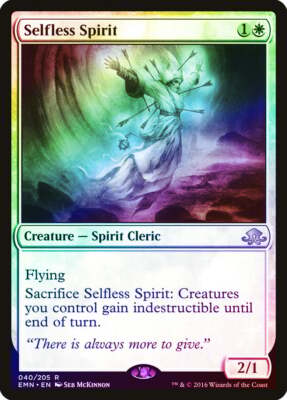 Selfless Spirit FOIL Eldritch Moon NM White Rare MAGIC GATHERING CARD ABUGames