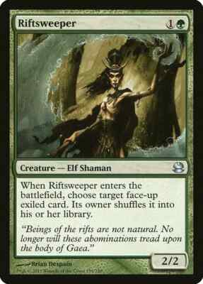 Riftsweeper Modern Masters NM Green Uncommon MAGIC THE GATHERING