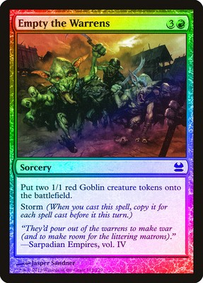 Empty the Warrens FOIL Modern Masters PLD Red Common MAGIC MTG CARD ABUGames