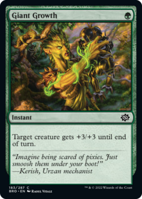 x1 Giant Growth BRO MTG 183/287 COMMON M/NM 1x