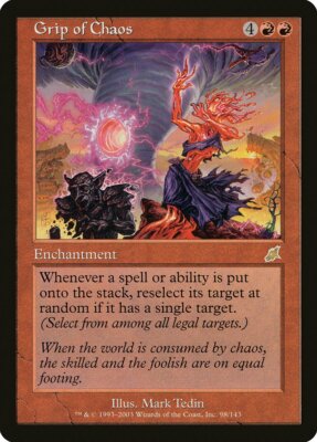 Grip of Chaos Scourge HEAVILY PLD Red Rare MAGIC THE