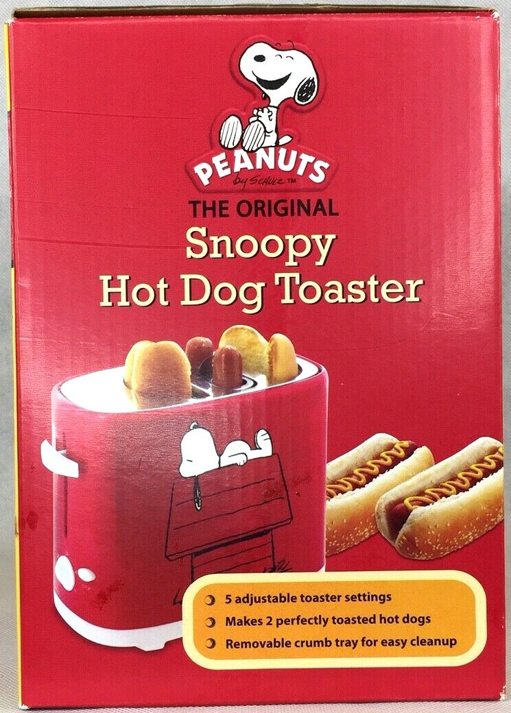 Snoopy Hot Dog Toaster The Original Peanuts by Schulz 5 Settings 474
