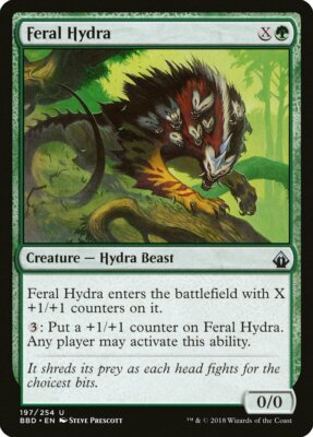 Feral Hydra Battlebond NM Green Uncommon MAGIC THE GATHERING
