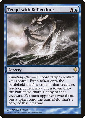 Tempt with Reflections Commander 2013 NM Blue Rare MAGIC MTG CARD ABUGames