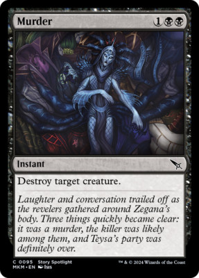 x4 Murder MKM MTG 95 COMMON M/NM 4x