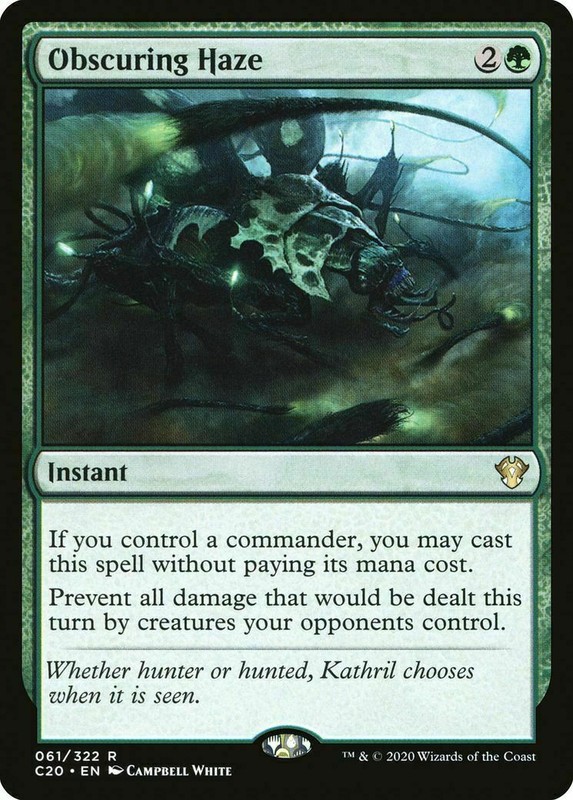 Mtg Magic Obscuring Haze English Brume Obscurcissante Commander