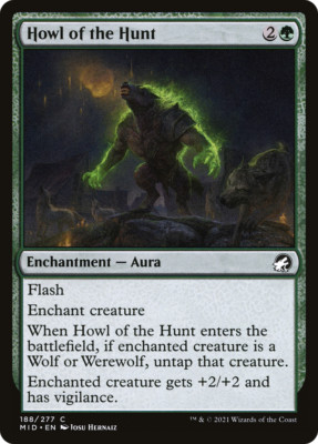 x4 Howl of the Hunt MID MTG 188/277 COMMON M/NM 4x
