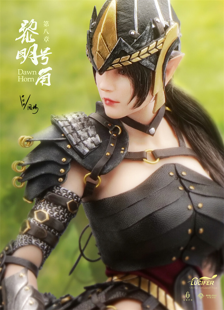 Lucifer1/6Dawn horn Centaur素体ヘッドLXF2309A In Stock LUCIFER 1/6 LXF2309A Dawn Horn Centaur Version