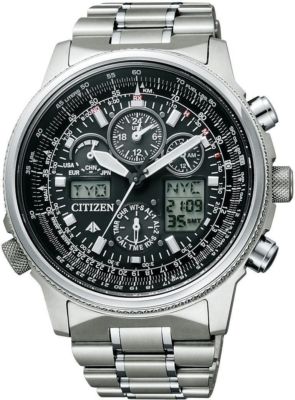 Pre-owned Citizen Pmv65-2271 Promaster Sky Eco-drive Watch