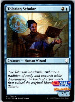 Tolarian Scholar 71 Common Dominaria MTG Lightly Played