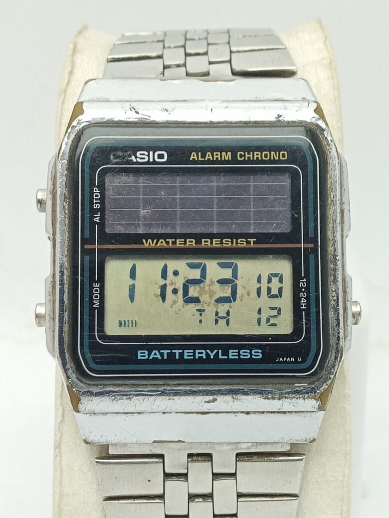 時計 CASIO AL-180 Casio AL-180 Module 668 Digital Display Vintage Men's Watch