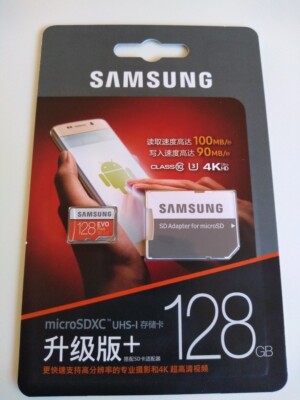Samsung Evo Plus MicroSDXC UHS-1 128GB Class 10 Memory Card 