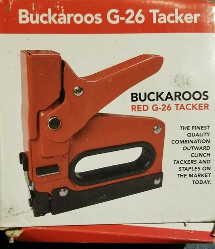 Buckaroos 1/2 in Outward Clinch Tacker (Red) 32oz (T-68AA) Free Shipping (New)
