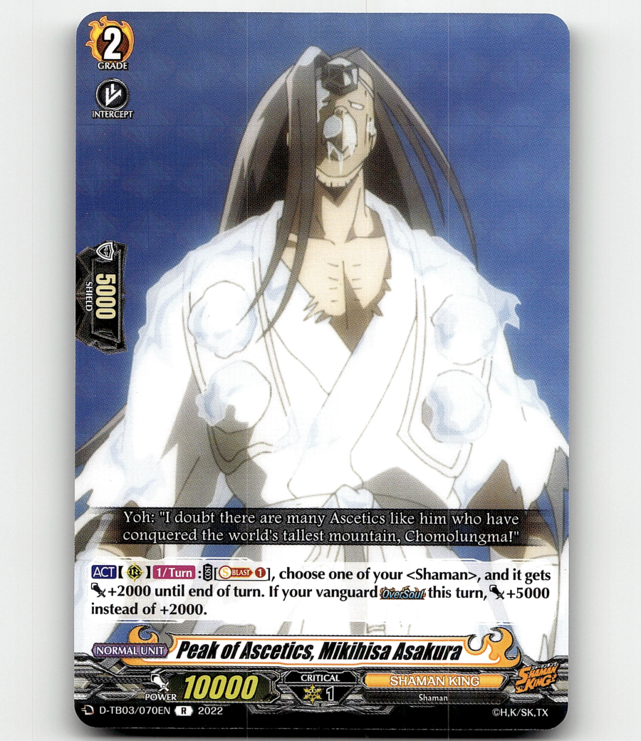 Cardfight!! Peak of Ascetics, Mikihisa Asakura Shaman King D
