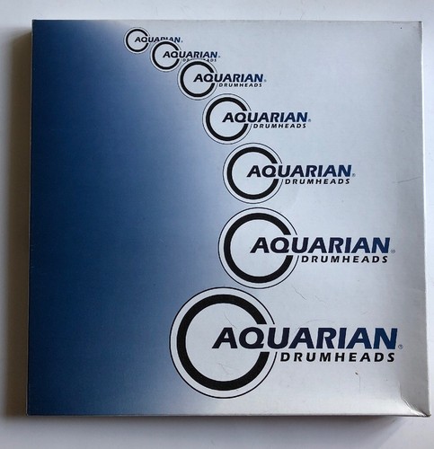 Aquarian Drumheads HF6WH Hi-Frequency 6-inch Tom Tom Drum Head, gloss white