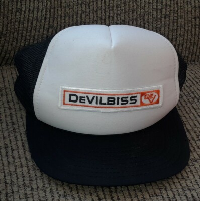DEVILBISS EMPLOYEE PROMO STITCHED patch MESH TRUCKER SNAPBACK BASEBALL HAT CAP