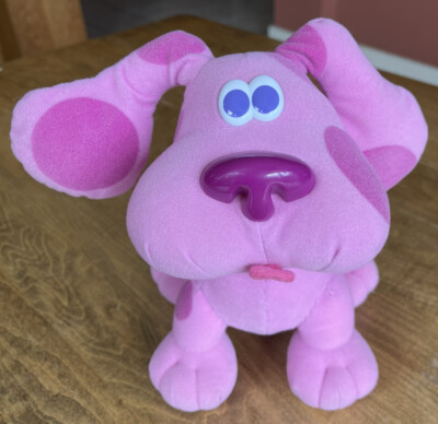Fisher Price Mattel 2000 Bounce With Me Magenta Plush