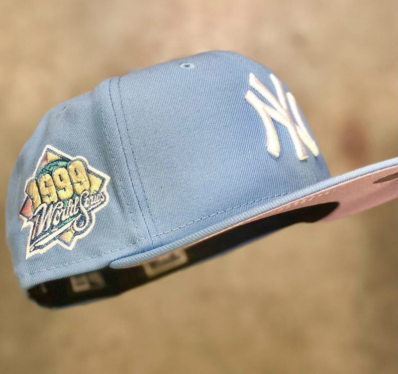 cotton candy yankee fitted