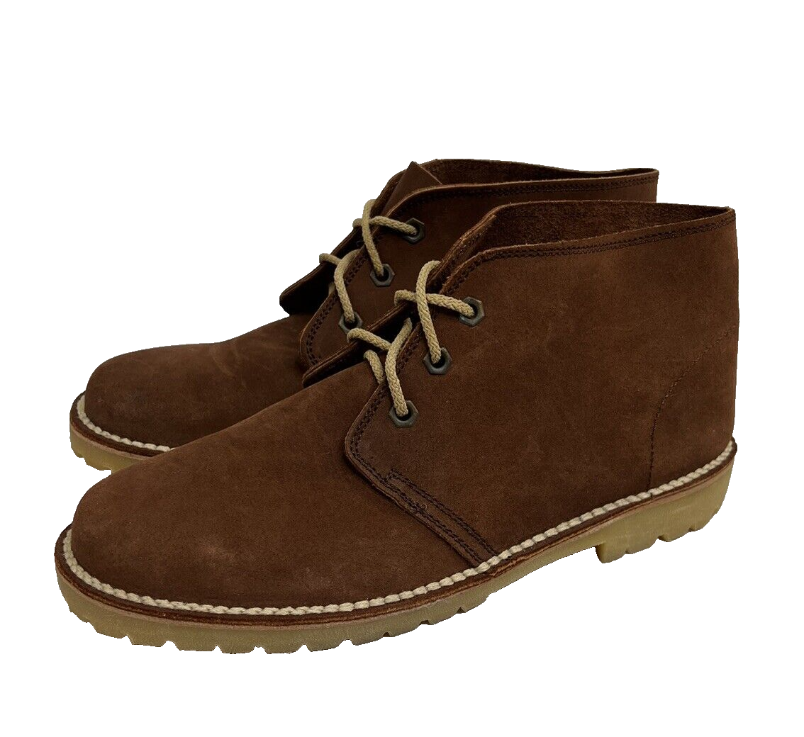 Leather Suede Mens Size 9 Us Brown