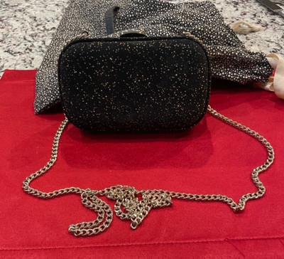 Loeffler Randall Evening Bag Cross Body with Chain and Dust Bag