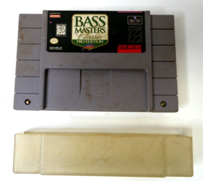 Bass Masters Classic Pro Edition SNES Game UNTESTED
