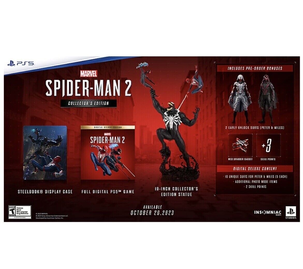 Marvel's Spider-Man 2 - PS5 (Collector's Edition) for sale
