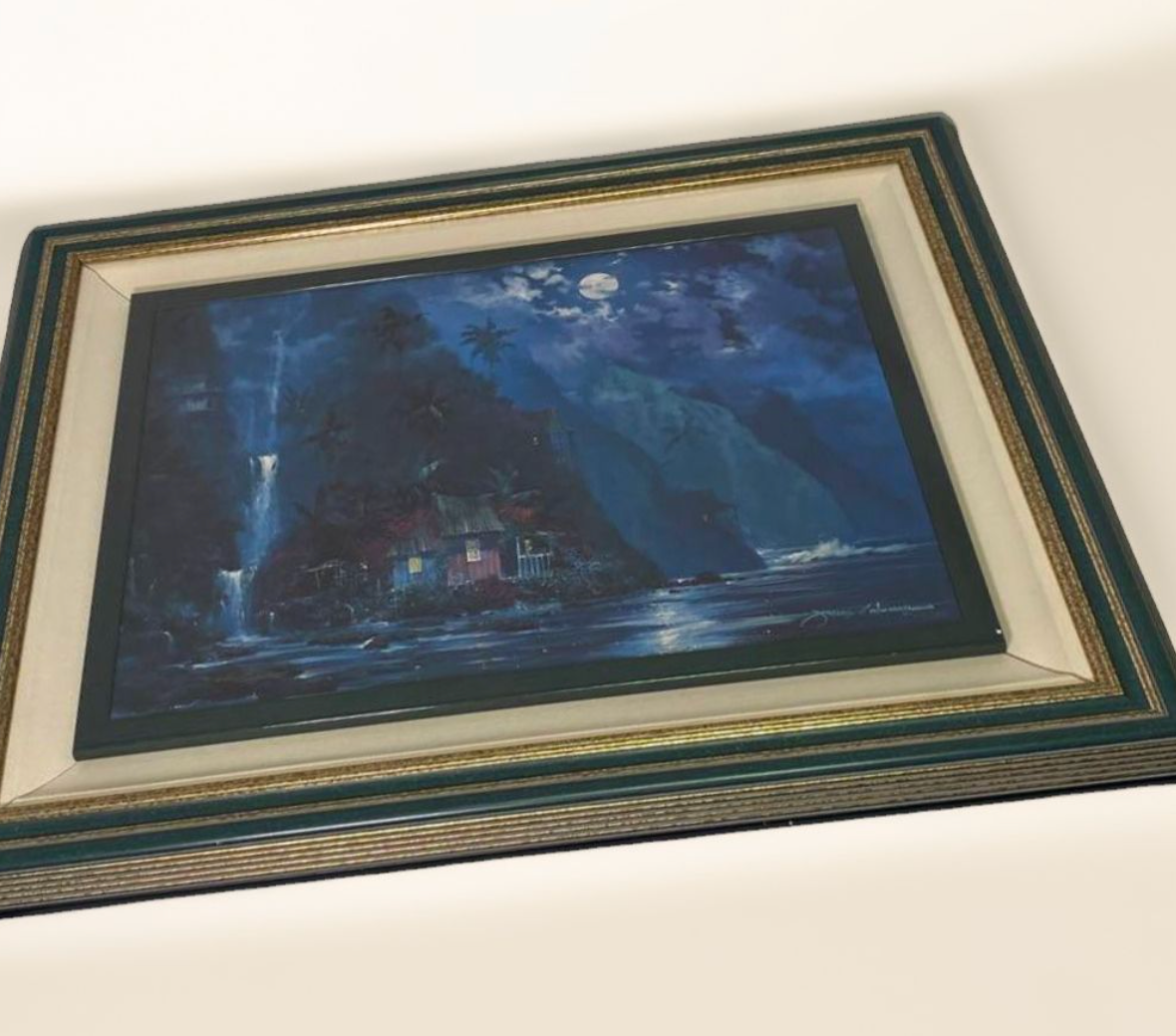 ２１５７❣️　James Coleman Night Paradise James Coleman Night Paradise 1997 Original Giclee on Canvas
