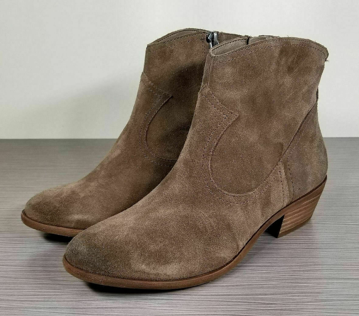 Sam Edelman Peggy Bootie, Brown Suede, Womens Various Sizes