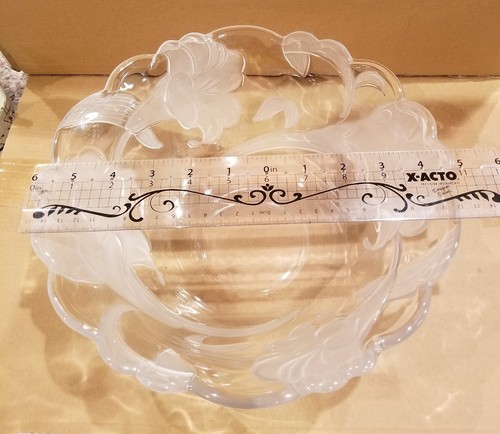 Big crystal clear bowl