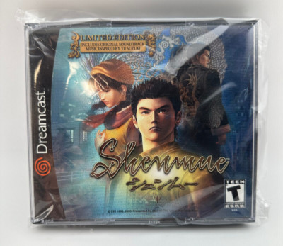 Shenmue (SEGA Dreamcast, 2000) Complete Excellent 5 Disc Reg Card & Signed!!