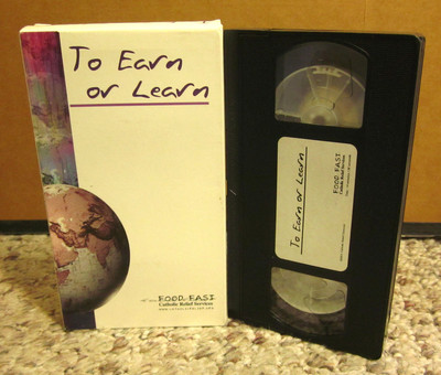 TO EARN OR LEARN child labor in India VHS documentary 2001 viewpoints Catholic