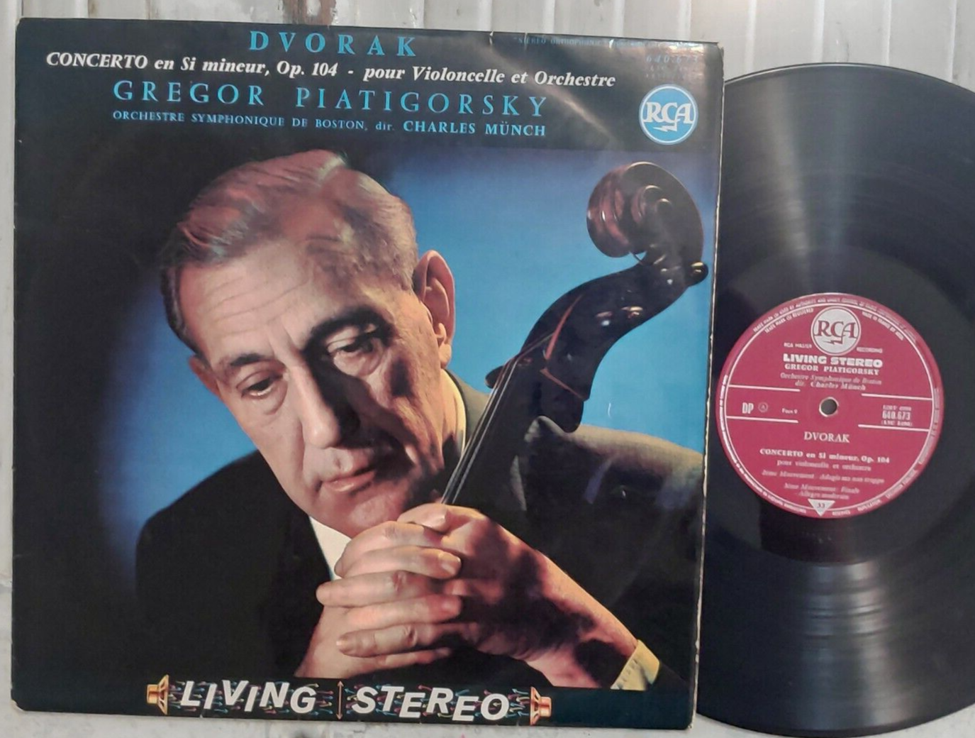 Dvorak - Cello Concerto Piatigorsky Munch French RCA Living Stereo