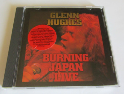GLENN HUGHES BURNING JAPAN LIVE CD 1994 SHRAPNEL RECORDS LIKE NEW/MINT CONDITION