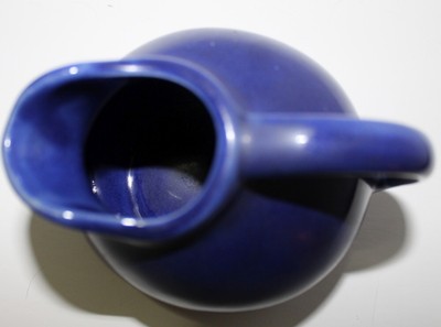 Vintage Mini Blue Ball Pitcher Marked USA #1