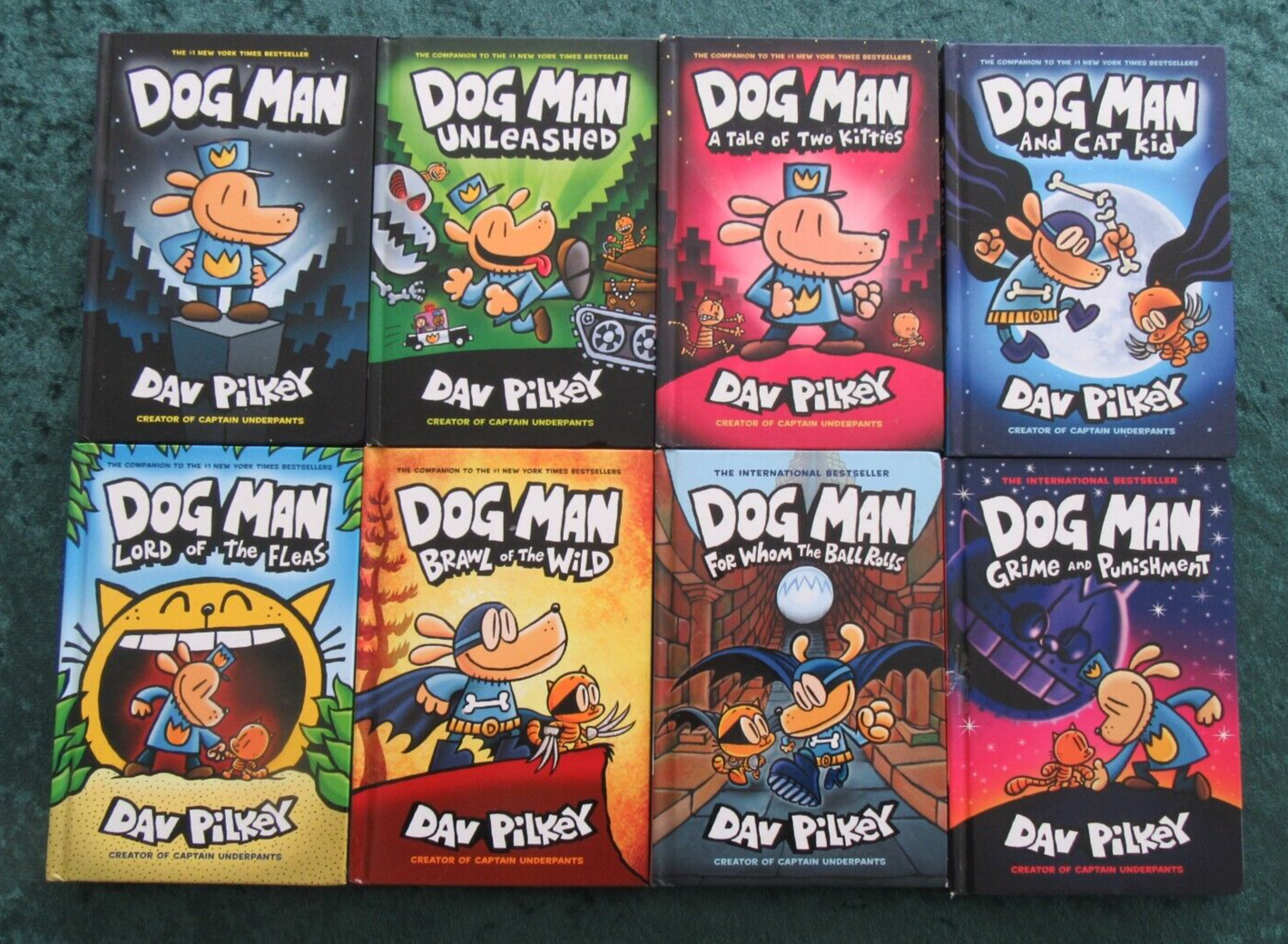 【新品】Dog Manシリーズ 8巻セット Dav Pilkey Dog Man Series Lot Of 8 Hard Cover Books/ Dav Pilkey | eBay