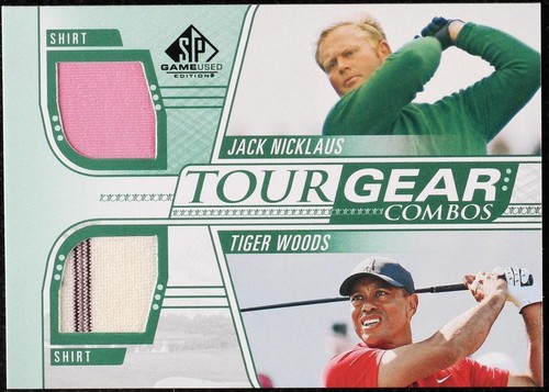 2021 SP Game Used - Jack Nicklaus Tiger Woods #TG2-NW