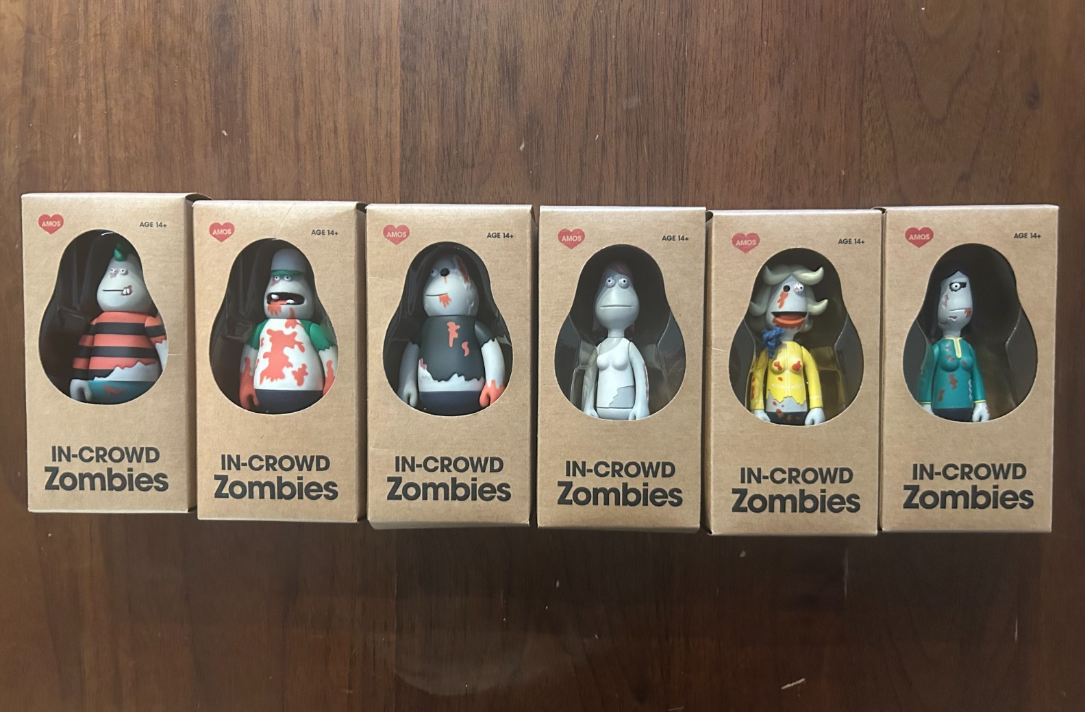 IN-CROWD Zombies ・Old Guard 5体セット　AMOS James Jarvis / Amos Toy In-Crowd Zombies Vinyl Figure Set of