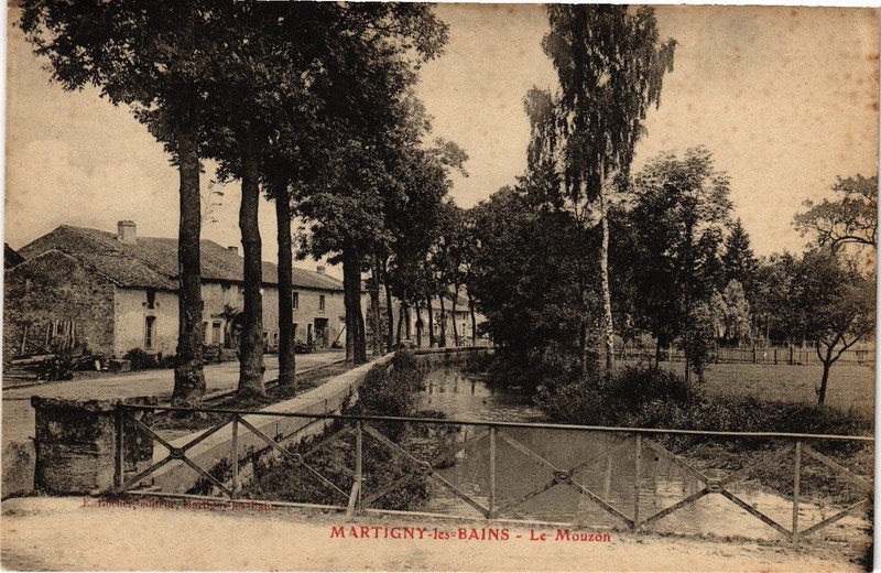 Cpa Martigny-Les-Bains - Le Mouzon (200137)