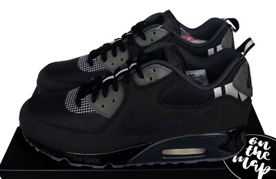 Nike Air Max 90 AM90 UNDFTD Undefeated Black UK 7.5 US 8.5 EUR 42 CQ2289-002 New