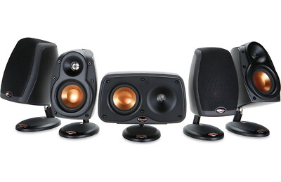Klipsch Cinema 6 With 4 RSX-3 Sats 1 RCX-3 Center Silver Only B Stock