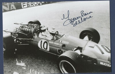 JEAN PIERRE BELTOISE  - Formula 1 - - AUTOGRAPHED - 4x6 inch  photograph ---c