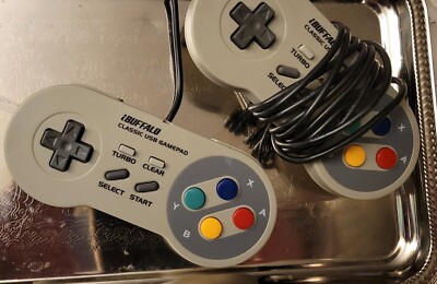 Vintage Super Nintendo SNES USB Computer PC Controller