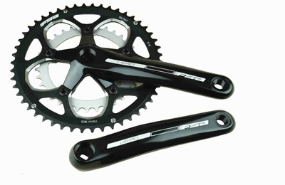 FSA Chainset Vero Compact Crankset 175mm 110BCD Square Taper arms Black Road